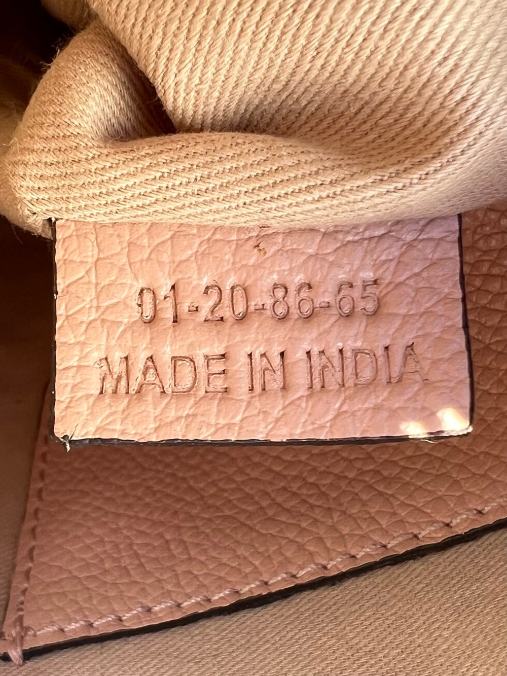 SEE BY CHLOÉ Joan light pink grainy camera bag - Picture 9 of 12